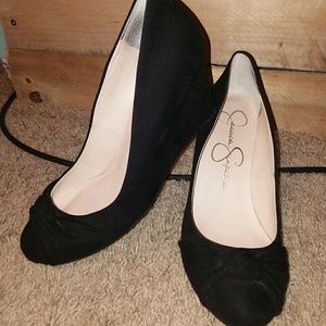 Jessica Simpson wedge heels